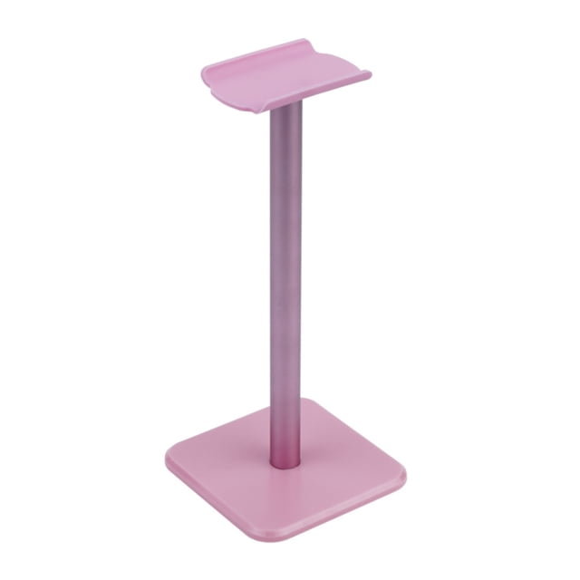 Soporte para audífonos Aleación de aluminio Soporte para suspensión de auriculares Soporte de exhibición para bar Oficina en casa, Rosa Inevent EL001436-03