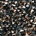 thumbnail image 4 of Sparkles Home  Luminous Round Rhinestone Placemat Charcoal Rose Gold, 4 of 5