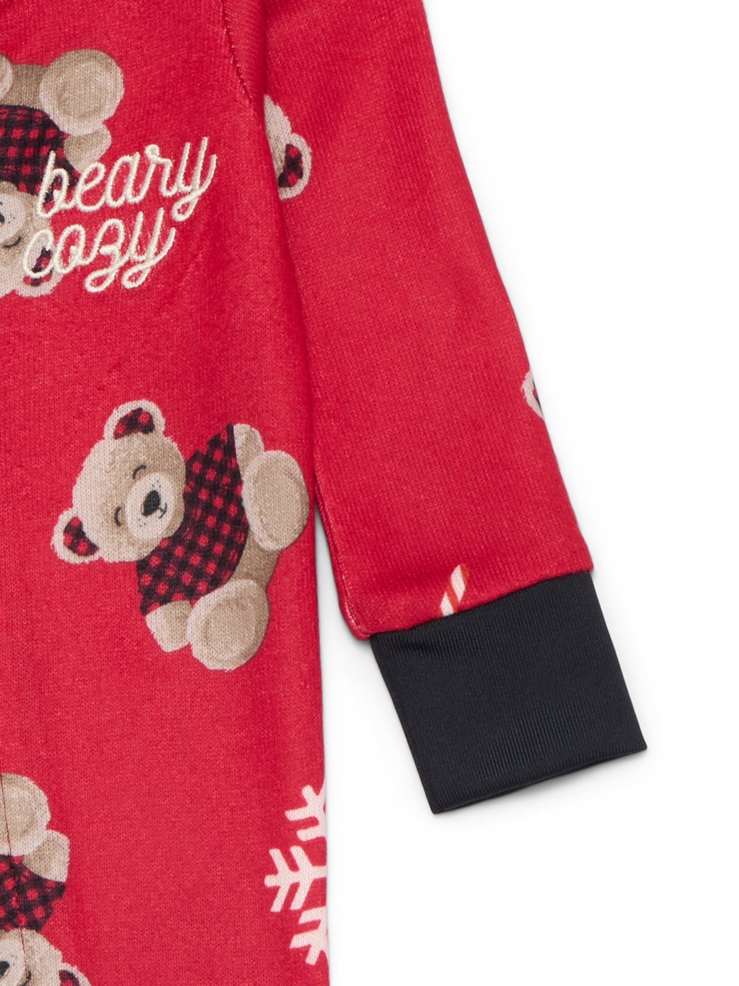 Dearfoams Unisex Baby Holiday Matching Family Pajamas Union Suit, Sizes 6M-18M
