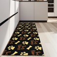 thumbnail image 4 of Happy Dog and Footprints Kitchen Rug Mat,Kitchen Runner Rugs Non Skid Washable,Decorative Kitchen Floor Mats for Kitchen,Sink,Laundry,17"X47", 4 of 5