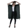 thumbnail image 2 of Moomaya Womens Georgette Shrug Open Front Long Sheer Coverup w/ Tassels, 2 of 7