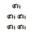 thumbnail image 3 of Inteprter Auriculares HIFI de 3,5 mm Auriculares portátiles Auriculares Estéreo Sonido Deportes Negro Type2 NO2, 3 of 6