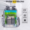 thumbnail image 3 of Mochila Vorspack de PVC transparente, gris pesado, 3 of 6
