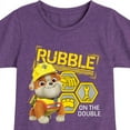 thumbnail image 3 of Paw Patrol - Rubble & Crew - Rubble On the Double - Toddler & Youth Girls Short Sleeve Graphic T-Shirt, 3 of 6
