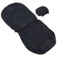 thumbnail image 1 of HAMPPLIES 1Jgo Funda Para Asiento De Vehículo Cuero PU Negro Suave Duradera Y Elegante, 1 of 6