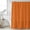Orange, variant on Sage Green Waterproof Shower Curtain, 48"x72" Washable Polyester Fabric Shower Curtains for Bathroom, Farmhouse Sage Green Decor Decorative Bathtub Curtain Sets with Hooks