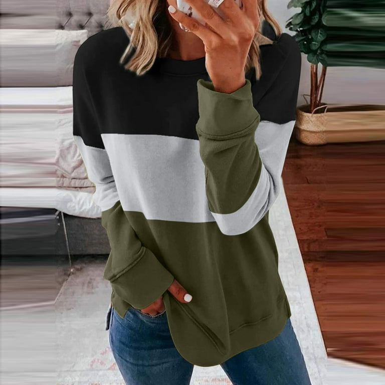 Winter Tops for Women 2022 Trendy Long Sleeve Shirts for Women Vacation  Pullover Streetwear Holiday Business Casual Spring Womens Clothes 2023