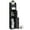 Black, variant on Nestl Bathroom Storage Organizer - Floor Standing with Shelves - Includes 2 Apothecary Jars - Tall Bathroom Storage Cabinet for Toilet Paper, Towel & Other Bathroom Storage Accessories - Black