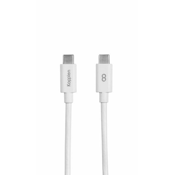 KOPPLEN USB-C TO USB-C (GEN1) 3.3' PVC WHITE