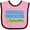 Pink and Black, variant on Inktastic Chemical Engineer in Training Boys or Girls Baby Bib