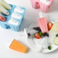 thumbnail image 4 of Moules à Popsicle 6 Pcs Moules à Glace en Silicone Réutilisables Démoulage Facile, 4 of 7