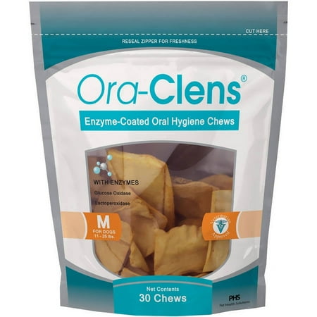 UPC: 0814087006004 | Oral Hygiene Chews Medium  30-Count Bag