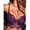 Dark Purple, variant on Sexy Lace Bralette Bra for Women Lingerie V Neck Strap Bustier Tank Tops Lace Cami Crop Tops