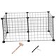 thumbnail image 5 of FOMIYES Pet Cage Portátil De Hierro Negro Fácil De Para Viaje Y Almacenamiento Cómodo, 5 of 8