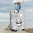thumbnail image 6 of Picia PandasBetween Clouds and Stars Luggage Protector Cover Thicken Suitcase Protector Cover Fit 18-32 Inch Luggage-X-Large, 6 of 9