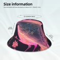thumbnail image 2 of Kll Bird 1 Bucket Hat for Women Men Packable Travel Beach Sun Hat Outdoor Rave Accessories Reflective Fisherman Cap, 2 of 6