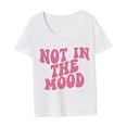thumbnail image 4 of Camiseta para mujer de verano suave cuello redondo para uso diario regalo del día de San Valentín SG, 4 of 7