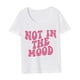 thumbnail image 4 of Camiseta para mujer, camiseta suave de verano con cuello redondo para viajes, vacaciones, playa, Camping, mujer XL, 4 of 7