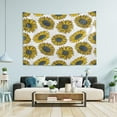 thumbnail image 4 of GZHJMY Sunflowers Tapestry Aesthetic Tapestry for Bedroom Living Room Classroom Dorm 80" x 60" Inches Gift Decor, 4 of 6