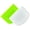 Green, White, variant on HOMEIORA 2 Pack Dough Scraper - Multi-Purpose Dough Cutter Bowl Scrapers Plastic Baking Tools for Cake, Cream, Butter, Batter