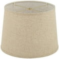 thumbnail image 5 of Springcrest Set of 2 Drum Lamp Shades Burlap Linen Medium 11" Top x 13" Bottom x 9.5" High (Spider), 5 of 7