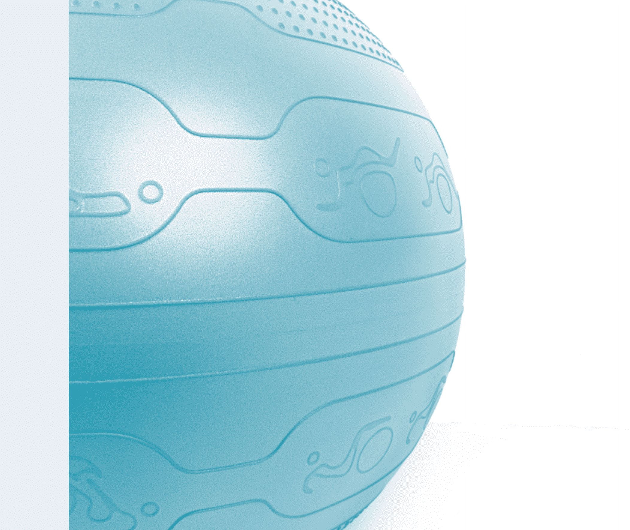 TKO 75cm Fitness Balance Ball TR0217-BLA, Color: Blue - JCPenney