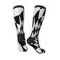 thumbnail image 4 of Balery 3D Vortex Illusion Printed Novelty Socks Men's Women's Crew Socks Sports Socks Knee High Socks Cotton Socks Quirky and Cool Socks, 4 of 9