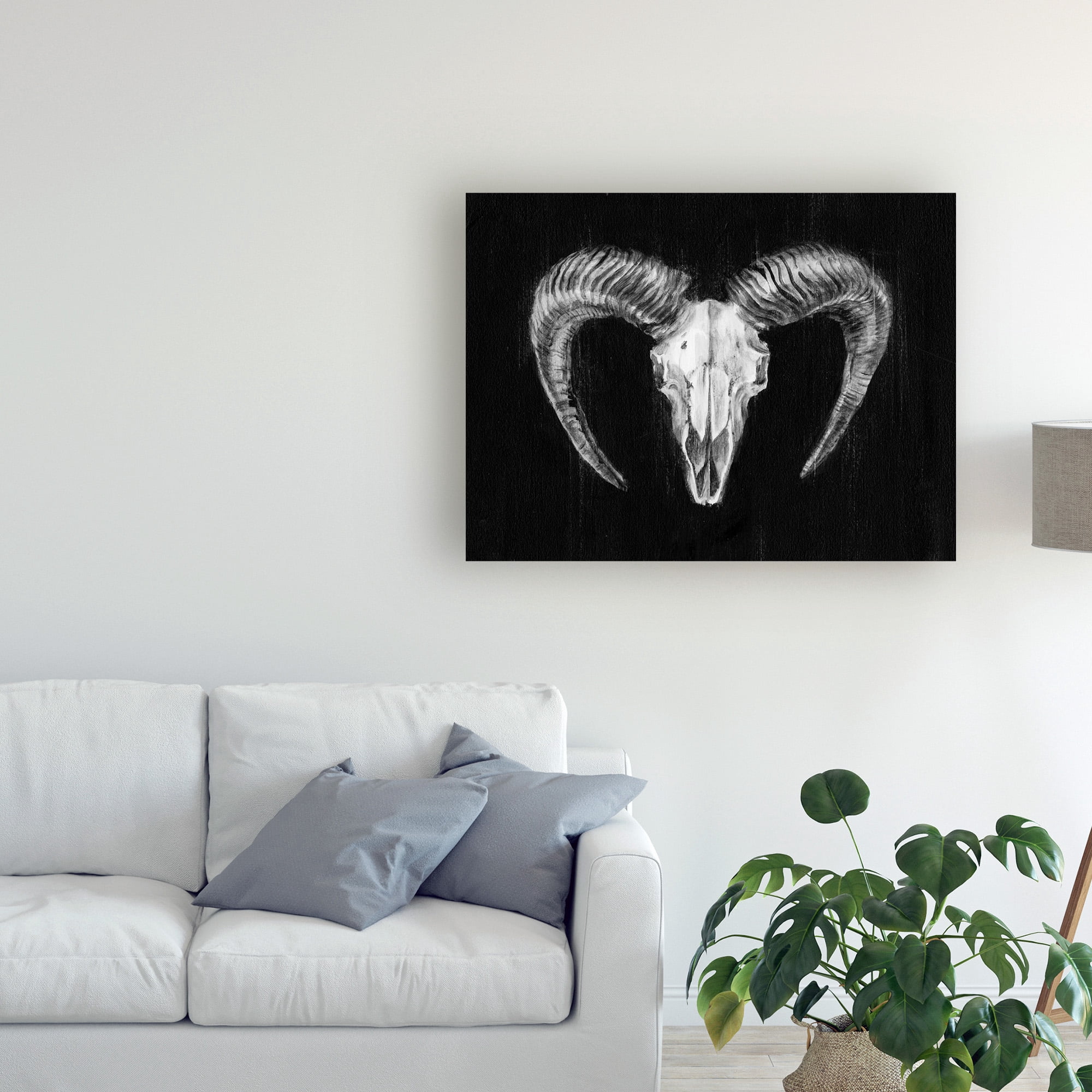 Trademark Fine Art 'Rustic Ram Mount Ii' Canvas Art by Ethan Harper