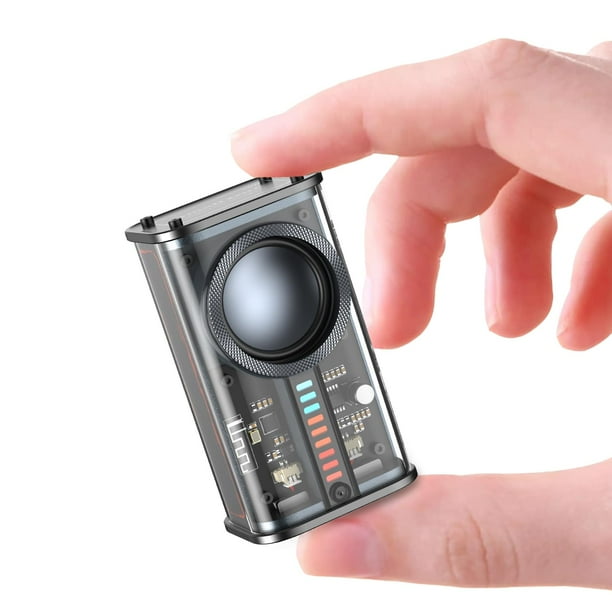 Altavoz Bluetooth BSZHI K07 portátil con luces y TWS negro