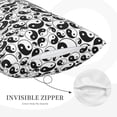thumbnail image 4 of Salouo Yin And Yang Print Print Pillow Case Cover,Wrinkle-Free Bed Pillow Cover Pack of 1 Home Decor Fade-Resistant and Stain-Resistant ,Pillows Not Included -14"x20", 4 of 8