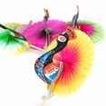 thumbnail image 3 of 50 palitos de pavo real de colores para decorar fiestas, cócteles, bebidas, pasteles de frutas y alimentos., 3 of 9