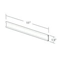 thumbnail image 2 of Azar 1 1/2" x 11" Plastic Adhesive-Back C-Channel Nameplates Clear 10/Pack 199606, 2 of 3