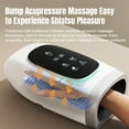 thumbnail image 3 of Black - Portable hot compress massage device with 5 intensity adjustments, 3 massage modes, 15-minute timer, long-lasting lithium battery, 3 of 6