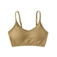 thumbnail image 2 of Abomasnow Women's Seamless Wireless Half Cami Unpadded Bra Tops for Layering with Spaghetti Straps M-XXL, 2 of 3