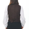 thumbnail image 4 of GRACEART Women Victorian Edwardian Double Breasted Vest Waistcoat Vintage Steampunk Lapel Collar Fit Sleeveless Vest Jacket, 4 of 7