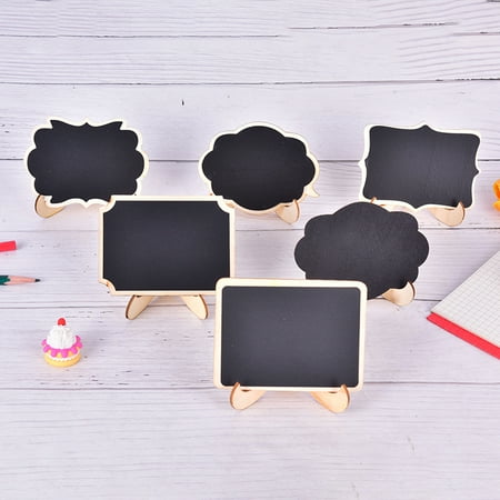 

Style N2 6Style Mini Wooden Whiteboard Message Chalkboard Small Notice Blackboard Stand