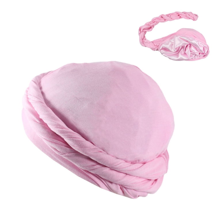 KBODIU Men Turban Head Wrap Satin Lined Twists Bonnet Pre  display picture 3