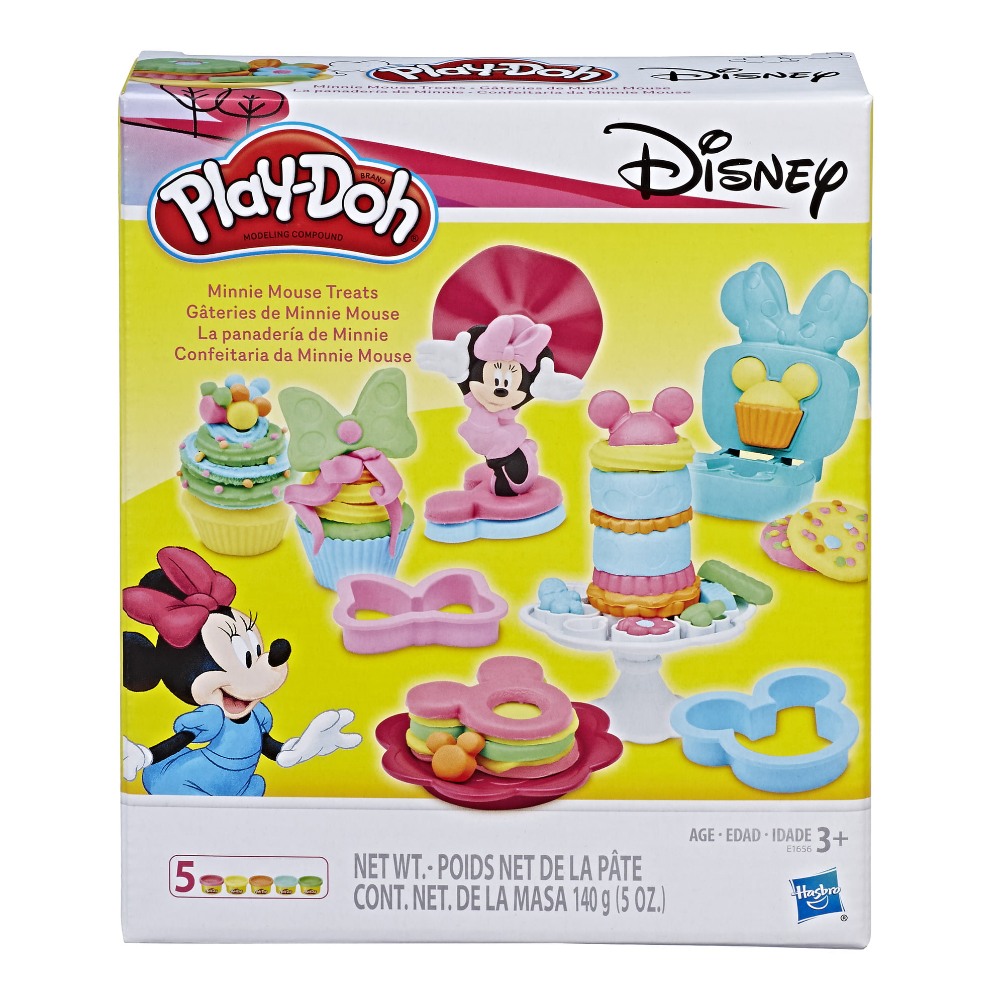 Play-Doh Disney Minnie Mouse 5-Piece Toolset for Kids 3 Years and Up with 2 Non-Toxic Colors 