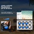 thumbnail image 4 of Ambientador para coche DRIVEJOY Vent Clips, paquete de 8 unidades, Ocean & New Car, 4 of 6