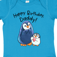thumbnail image 4 of Inktastic Happy Birthday, Daddy Cute Penguins Boys or Girls Baby Bodysuit, 4 of 5