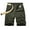 Army Green, variant on Abcnature Men's Athletic Shorts, Sports Gym Running Short Pants, Men Casual Solid Zipper Button Pockets Cropped Cargo Shorts, Cargo Casual Hiking Shorts Gray M
