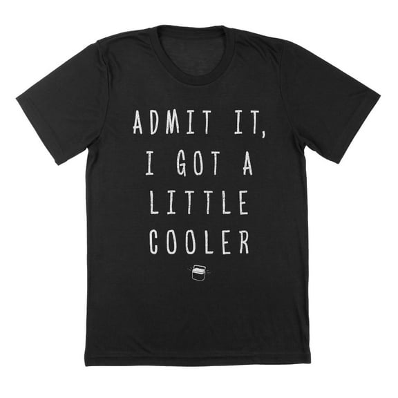 Little Cooler Humor Graphic Black Mens T-Shirt