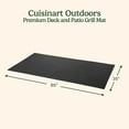 thumbnail image 3 of Cuisinart 65-In. x 36-In. Premium Deck and Patio Grill Mat, Black, 3 of 11