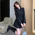 thumbnail image 3 of Traje de alta calidad, traje de primavera y otoño, estilo de moda, temperamento socialité, falda plisada, 3 of 4