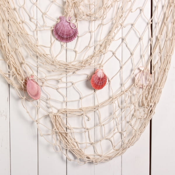 Meigar Mediterranean Style Decorative Fish Net Hanging With