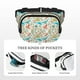 thumbnail image 5 of Fotbe Sea Animal Cangurera Cuadrada con Estampado de Doble Capa, Bolsa de Cintura Ajustable Mini para Hombres y Mujeres, 5 of 9