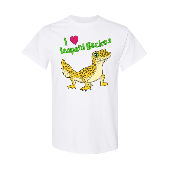 Inktastic I Love Leopard Geckos T-Shirt