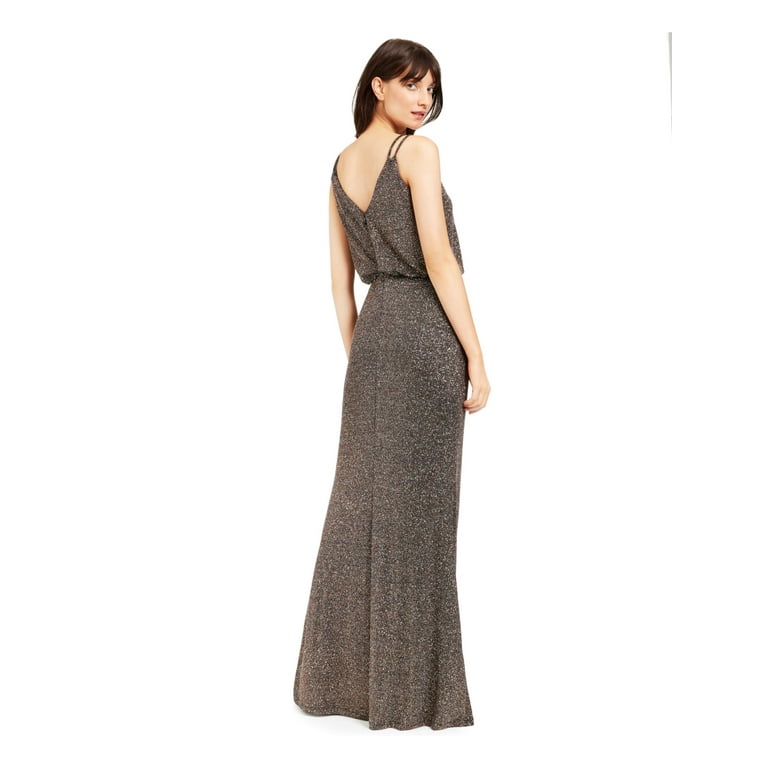 Calvin klein store metallic blouson gown