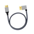 thumbnail image 1 of Cable DisplayPort DP Cable 1M Conexión 4K Antiinterferencias Cable DP1.2 para Curva izquierda, 1 of 7