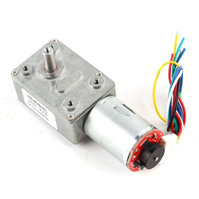 Moteur de Réduction à Engrenages Hauts Akozon DC 12V avec Codeur Srong Autobloquant